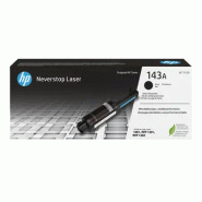 Kit de recharge de toner laser noir HP 143A Neverstop authentique