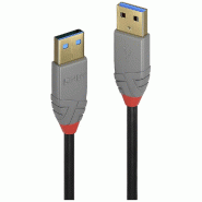 LINDY Câble USB USB 3.2 Gen1 (USB 3.0 / USB 3.1 Gen1) Connecteurs : USB-A (x2) 1 m Noir 3 - 4002888367516