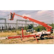 Nacelle tractable télescopique 220 nwt - thomas - hauteur de travail 22 m - capacité de levage 250 kg_1
