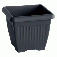 Prosperplast - Pot TERRA 25,2 L - 37x37x30 cm, coloris Anthracite - gris plastique polypropylène ZA3375