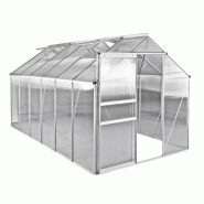 Serre de jardin midi 6 - 6,80 m² - 376 x 192 x 194 cm Serre de jardin midi 6 - 6,80 m² - 376 x 192 x 194 cm