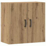 Helloshop26 - Armoire murale fonctionnelle design épuré 60 x 31 x 60 cm en bois d'ingénierie chêne artisanal 02_0051137 - Bois massif 3000236753289