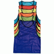 Lot de 6 chasubles ajourées - Taille S - Bleu roi - Modèle solide et pratique Lot de 6 chasubles ajourées - Taille S - Bleu roi - Modèle solide et pratique