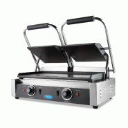 Maxima Grill contact - lisse - plaque de gril double - 2 x 22 cm – 57 × 30.5 × 21 cm – 1800 W - AKS-09300437