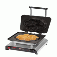 Neumärker® Gaufrier Thermocook® incl. Plaques interchangeables Gaufre Sunny - gris inox 12-40801-58