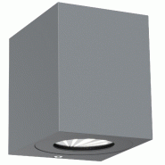 Nordlux Applique murale CANTO Kubi 2 Aluminium Gris, H.10.4 - IP44 - LED Module / Extérieur - gris 5701581483187