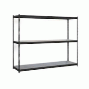 PROREGAL Étagère pour charges lourdes METAL BEAST THREE | HxLxP 150x120x60cm | 3 niveaux | Charge du compartiment 600kg | anthracite - gris métal P PROREGAL Étagère pour charges lourdes METAL BEAST THREE | HxLxP 150x120x60cm | 3 niveaux | Charge du compartiment 600kg | anthracite - gris métal P