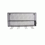 Rack mini bar vin noir L 49 x P 11 x H 27cm
