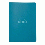 RHODIA Lot de 10 Carnet paon A5, 96p./48 feuilles 80 g/m² piquées, quadrillé 5x5 - 3037921184264