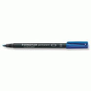 Staedtler 314-3 Bleu 1pièce(s) marqueur indélébile - Marqueurs indélébiles (Bleu, Noir, Bleu, Polypropylène, 2,5 mm, 1 pièce(s)) - 314-3
