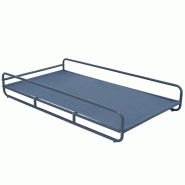 Structure pour méridienne de salon de jardin modulable bleu pacific - bleu acier 114953