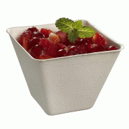 Verrine Emeraud 220ml pulpe de canne blanche laminée - par 30