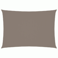 VidaXL Voile de parasol tissu oxford rectangulaire 3x5 m taupe Modèle Balcon Guard Prime - marron 135432