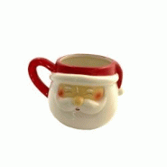 Aulica Mug dolomite Noël 15.6x11.4cm - marron 740401 Aulica Mug dolomite Noël 15.6x11.4cm - marron 740401