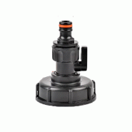 Connecteur de robinet pour cuve ibc - NOIR - noir 0727156536145