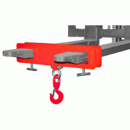 Crochet de levage 5000 kg pour chariots élévateurs MW Tools VHA050