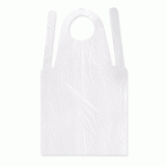 ECOLOMIQUE - 100 Pcs - Tablier PE blanc - 70 x 120 cm - blanc plastique ECO288TAB124
