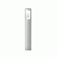 Gea Luce Borne D'Extérieur Ges481 En Aluminium Gris Métallisé, Diffuseur Opale Ip54, Raccordement Gx53 Max 11W - Gealuce - gris GES481
