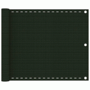 Helloshop26 - Écran de balcon brise pare vue protection confidentialité 75 x 300 cm PEHD vert foncé  02_0010437 - vert aluminium 3000573947761