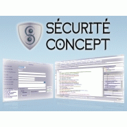 Logiciel de sécurité main-courante informatique securite concept