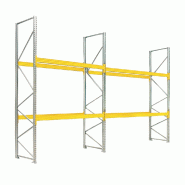Lot de 2 racks à palette 2 niveaux l.2700 x p.1100 x h.3500 mm palstar - 8800435