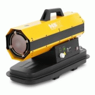 MSW - MSW Canon à air chaud diesel 20 kW 18 l - Canon à air chaud fioul Chauffage de chantier gaz Canon à chaleur gaz - noir acier 4062859274366