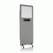 Pièce centrale cloison système FLEXMIUT 170060030 gris clair hjh OFFICE - gris polyester 891012