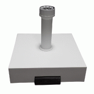 Pied de parasol Base Wind 40 kg pour tubes de parasols Ø21-Ø52mm