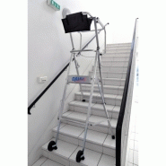 Plateforme dahu 45 spéciale escaliers hauteur de travail maxi 285 m 3 marches