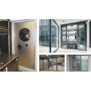 Porte vitrée automatique coulissante - E30, E60, E120, EI30, EI60, EI90 - 1 ou 2 vantaux Porte vitrée automatique coulissante - E30, E60, E120, EI30, EI60, EI90 - 1 ou 2 vantaux