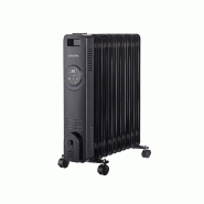 SCHOLTES Radiateur à Bain D'huile 2500w Noir SCHD411N - noir 3523930113918