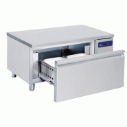 Soubassement réfrigéré inox 1 tiroir gn 2/1 h150 mm - température -... - PBNA0080