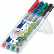 Staedtler 315 WP4 Etui de 4 Feutres Pointe 1 mm Assortis - multicolore 315 WP4