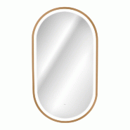 STELLAMEUBLES miroir led ovale apollo 2 or - 5907611660904