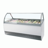 Vitrine ventilée pour glace MILLENNIUM LX24 (1300 / 241 L) Blanc TEFCOLD