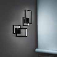 Applique Murale Led Cross Noir 6598 N Ct Perenz - noir 8023559515094