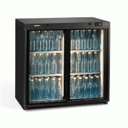 Arrière-bar 2 portes coulissantes vitrées 215L - H 840mm | Gamko - LG3/250SD