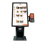 Borne de commande interactive pour restaurant, facilement installée sur un comptoir ou une table - slim 15", 22", 24" Borne de commande interactive pour restaurant, facilement installée sur un comptoir ou une table - slim 15", 22", 24"