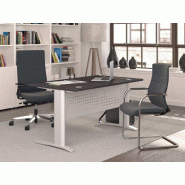 Bureau droit en bois - 7 finitions de plateau - 3 coloris de pied - Garantie 8 ans Bureau droit en bois - 7 finitions de plateau - 3 coloris de pied - Garantie 8 ans