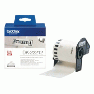 DK-22212 - Rouleau de film continu Brother original  Noir sur blanc, 62 mm