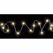 Guirlande MICROLED LIGHT 100 super brillantes micro LEDS blanc chaud 10 M