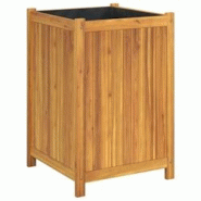 Helloshop26 - Jardinière bac lit surélevé plantes fleurs terrasse jardin avec doublure 50 x 50 x 75 cm bois massif d'acacia marron 02_0038137 - 300 Helloshop26 - Jardinière bac lit surélevé plantes fleurs terrasse jardin avec doublure 50 x 50 x 75 cm bois massif d'acacia marron 02_0038137 - 300