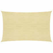 Helloshop26 - Voile toile d'ombrage parasol 160 g/m² beige 3 x 6 m PEHD 02_0008975 - beige 3000481147765