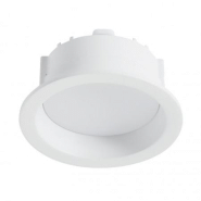 Plafonnier encastré au plafond calypso2 ip44 led smd 5w blanc - 480 lm 4000k blanc