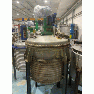 Réacteur en acier inoxydable 4 000 litres avec agitation et demi tige - référence : c6162 sf