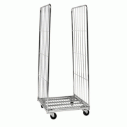 Roll conteneur standard - 190362 – 4 côtés - 720 x 800 x 1800 mm