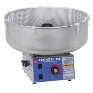 SOFRACA Machine à barbe à papa électrique professionnelle - Cuve aluminium Ø 650 mm - 230 V - 1080 W - Réf:79014 - 79014