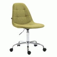 CLP Fauteuil de bureau Reims Tissu Vert - vert textile 192485834 CLP Fauteuil de bureau Reims Tissu Vert - vert textile 192485834