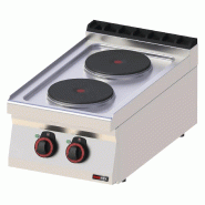 Fourneau électrique 2 feux sans soubassement 400 V - REDFOX - SP 70/04 E