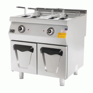 Friteuse électrique 14 + 14 Litres 2 x 10,5 kW 800x730x850h mm EMPPLS7FE020D 700 Line Istanbul - EMPPLS7FE020D